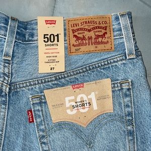 Women Levi 501 Shorts